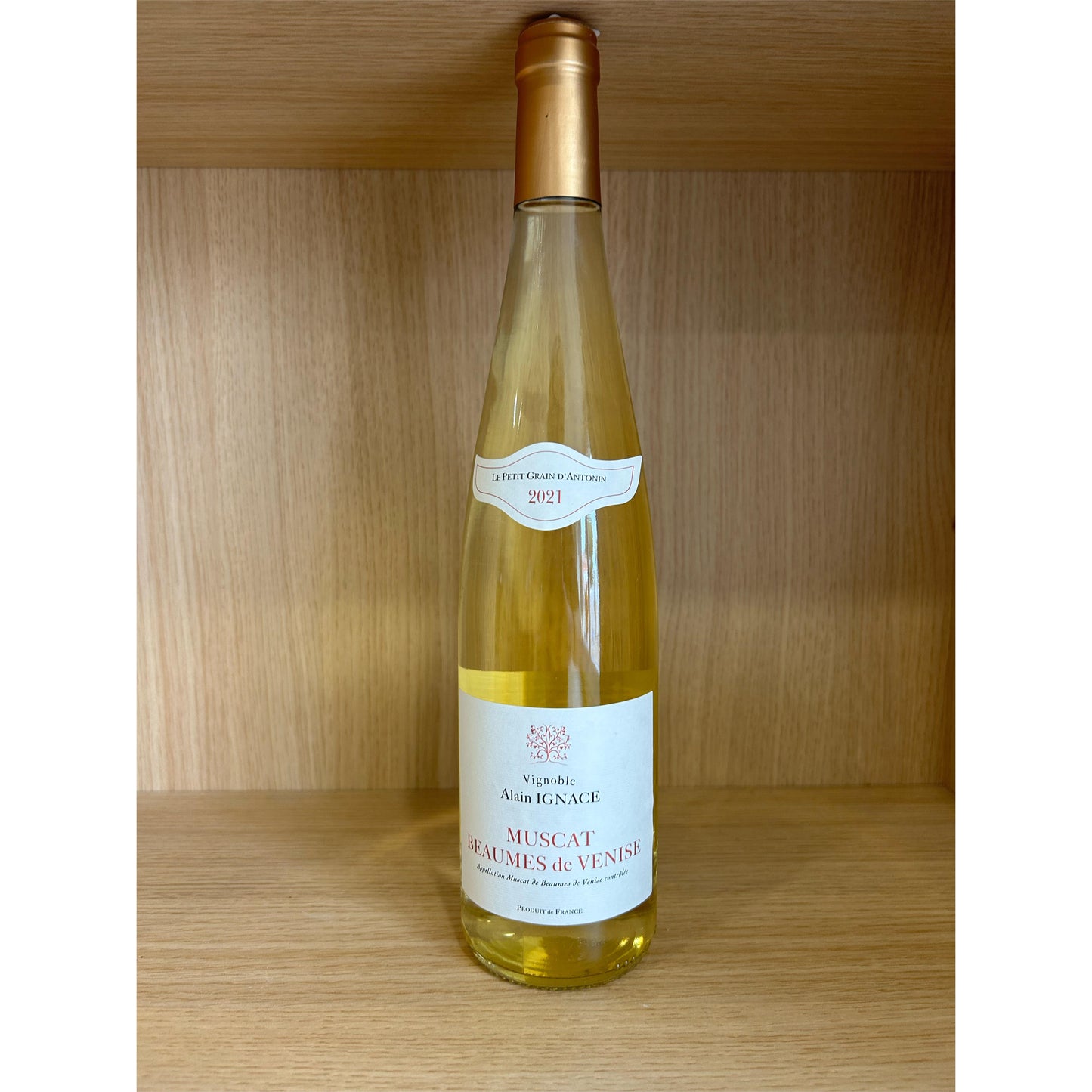 Muscat de Beaumes de Venise Blanc - Le Petit Grain d'Antonin du domaine Alain Ignace
