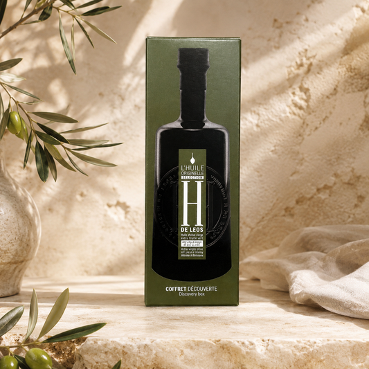 Huile d’olive vierge extra – Fruité vert – Domaine de Léos