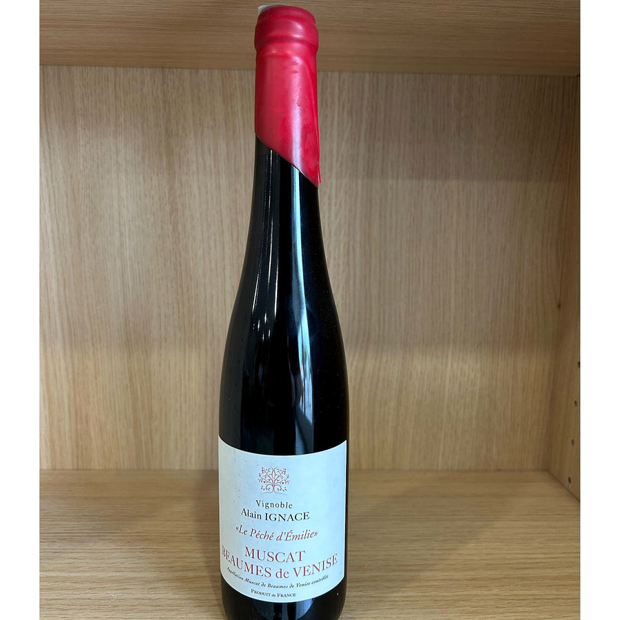 Bouteille de Muscat de Beaumes-de-Venise Le Péché d’Émilie Domaine Alain Ignace
