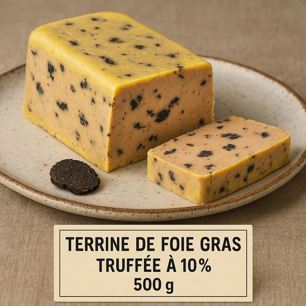 Terrine de foie gras truffé 10%